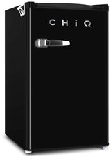 CHiQ 125L Retro Black Bar Refrigerator CRSR125DB