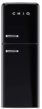 CHiQ 202L Retro Top Mount Black Refrigerator CRTM198NB | Greater Sydney Only