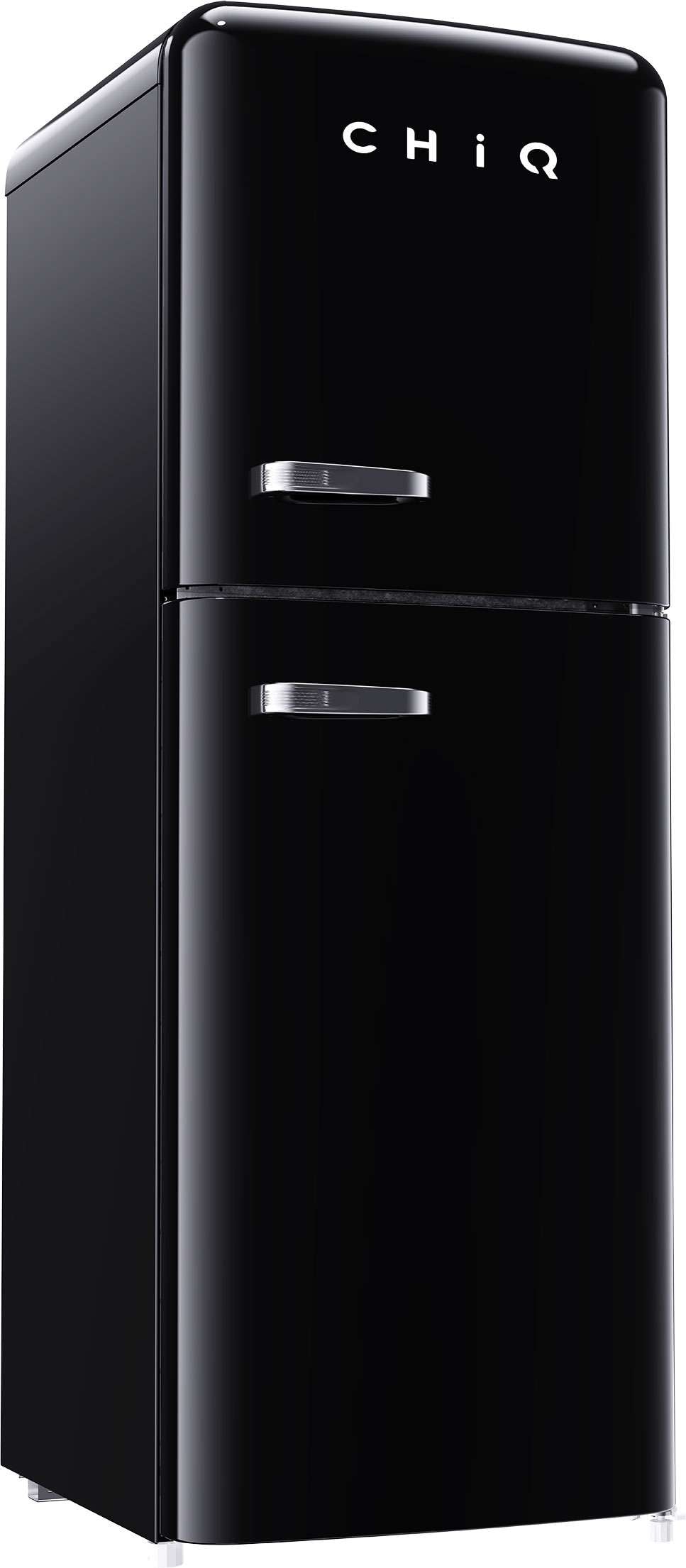 CHiQ 202L Retro Top Mount Black Refrigerator CRTM198NB | Greater Sydney Only