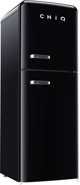 CHiQ 202L Retro Top Mount Black Refrigerator CRTM198NB | Greater Sydney Only