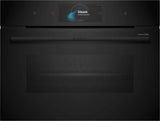 Bosch Series 8 45cm Accentline Compact Steam Oven Black CSG958DB1