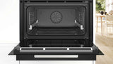 Bosch Series 8 45cm Accentline Compact Steam Oven Black CSG958DB1