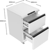 CHiQ 145L Hybrid Vertical Freezer White CSH145NW | Greater Sydney Only
