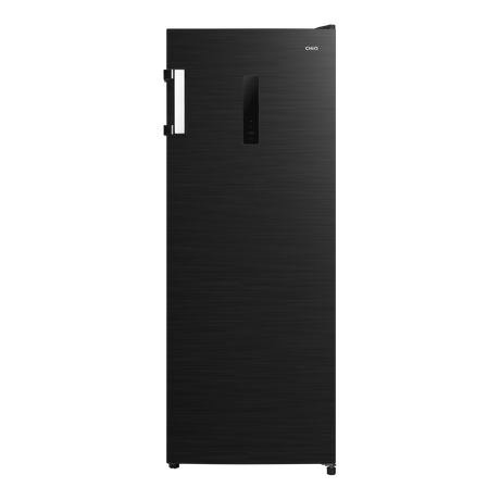 CHiQ 166L Hybrid Fridge Freezer Black Steel CSH164NBS5