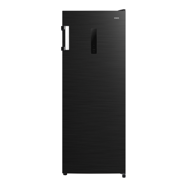 CHiQ 166L Hybrid Fridge Freezer Black Steel CSH164NBS5