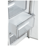 CHiQ 166L Hybrid Fridge Freezer Black Steel CSH164NBS5