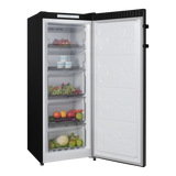 CHiQ 166L Hybrid Fridge Freezer Black Steel CSH164NBS5