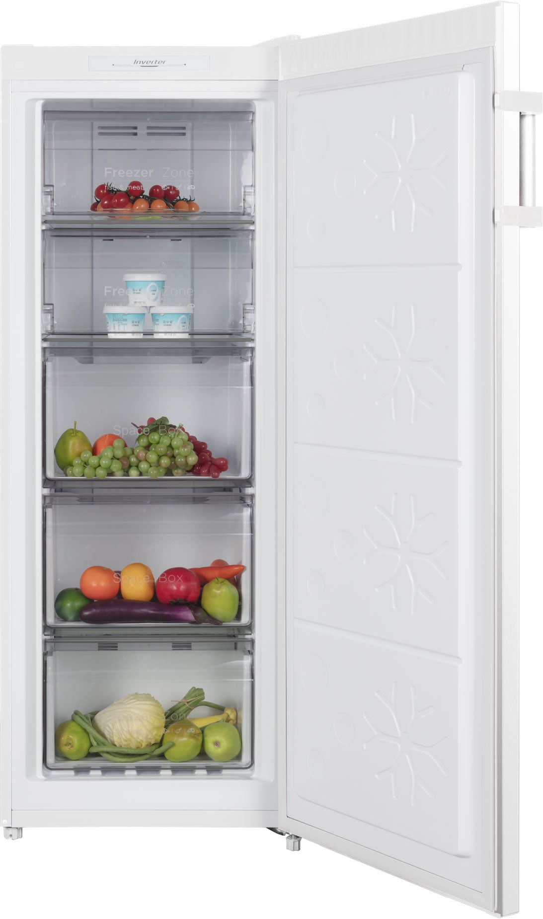CHiQ 166L Hybrid Fridge Freezer White CSH166NW5 | Greater Sydney Only