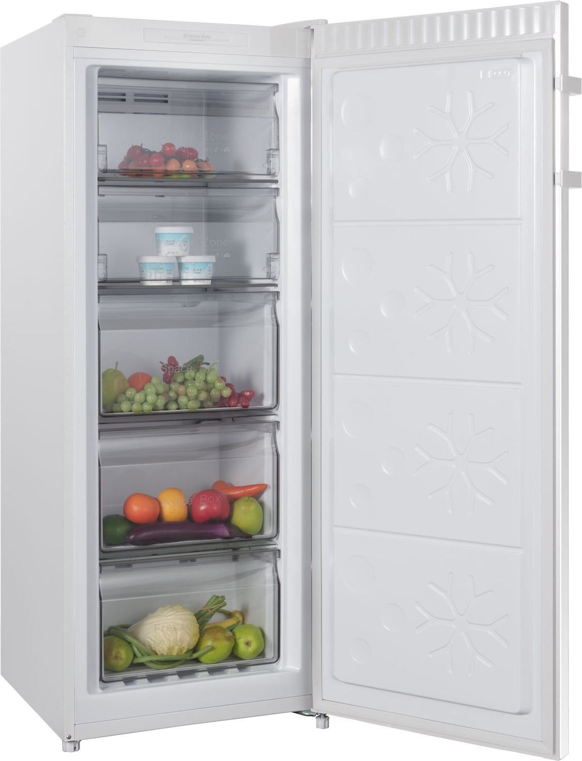 CHiQ 166L Hybrid Fridge Freezer White CSH166NW5 | Greater Sydney Only