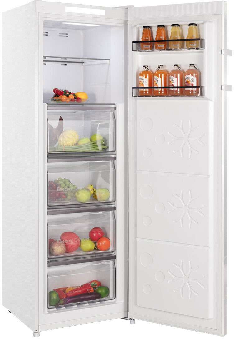 CHiQ 206L Hybrid Upright Freezer White CSH206NW | Greater Sydney Only
