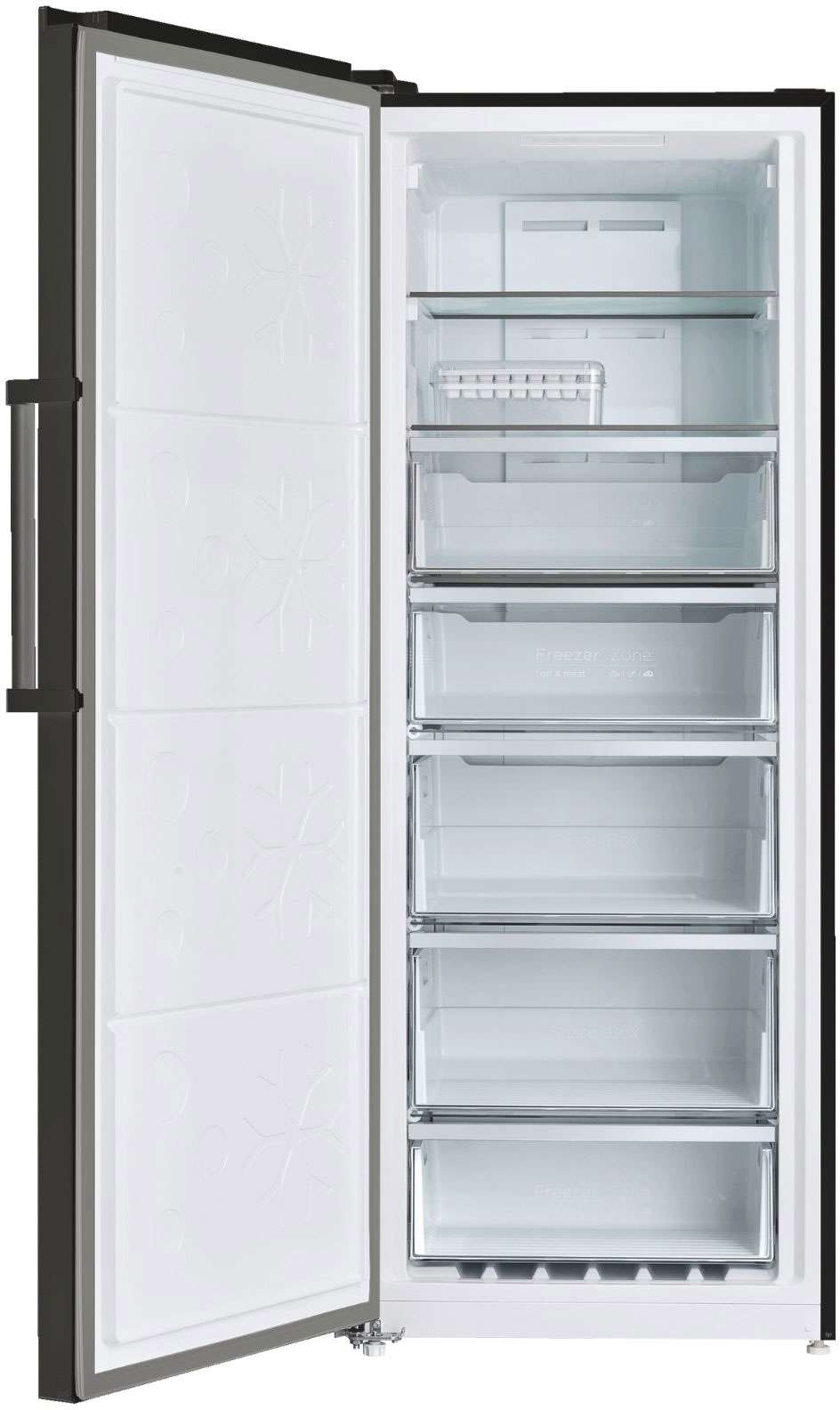 CHiQ 380L Hybrid Vertical Fridge Freezer Black CSH379NBSL5 | Greater Sydney Only