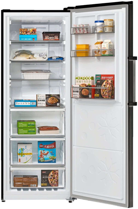 CHiQ 380L Hybrid Vertical Fridge Freezer Black CSH379NBSR5 | Greater Sydney Only