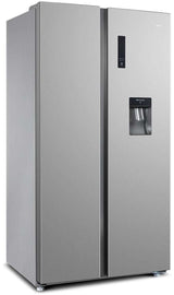 CHiQ 559L Side by Side Refrigerator Silver CSS557NSD4E | Greater Sydney Only