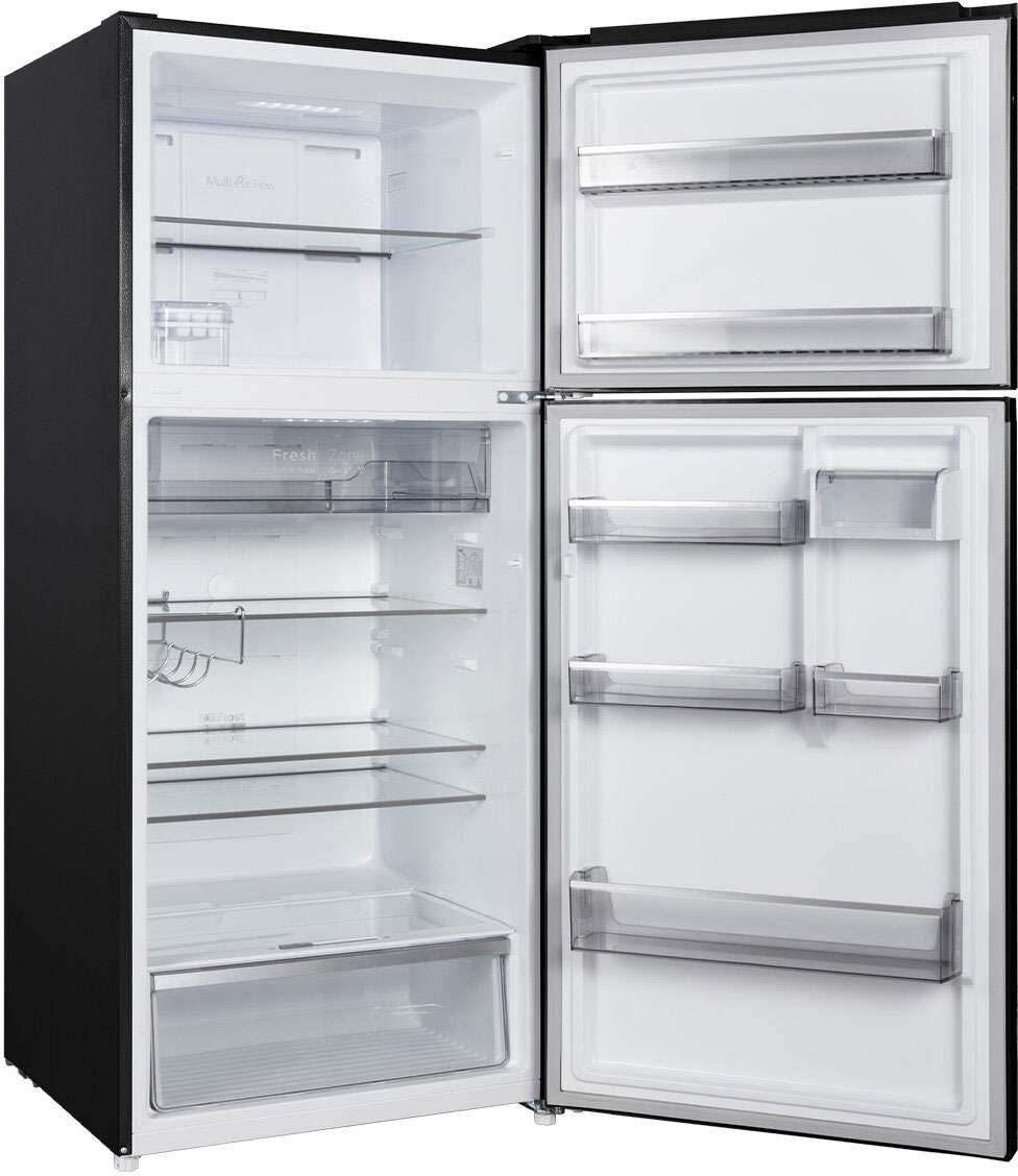 CHiQ 410L Top Mount Refrigerator Black Steel CTM409NBS5E | Greater Sydney Only