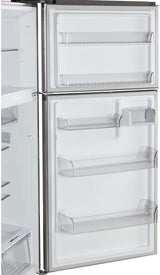 CHiQ 515L Top Mount Refrigerator Black Steel CTM512NSS5E | Greater Sydney Only