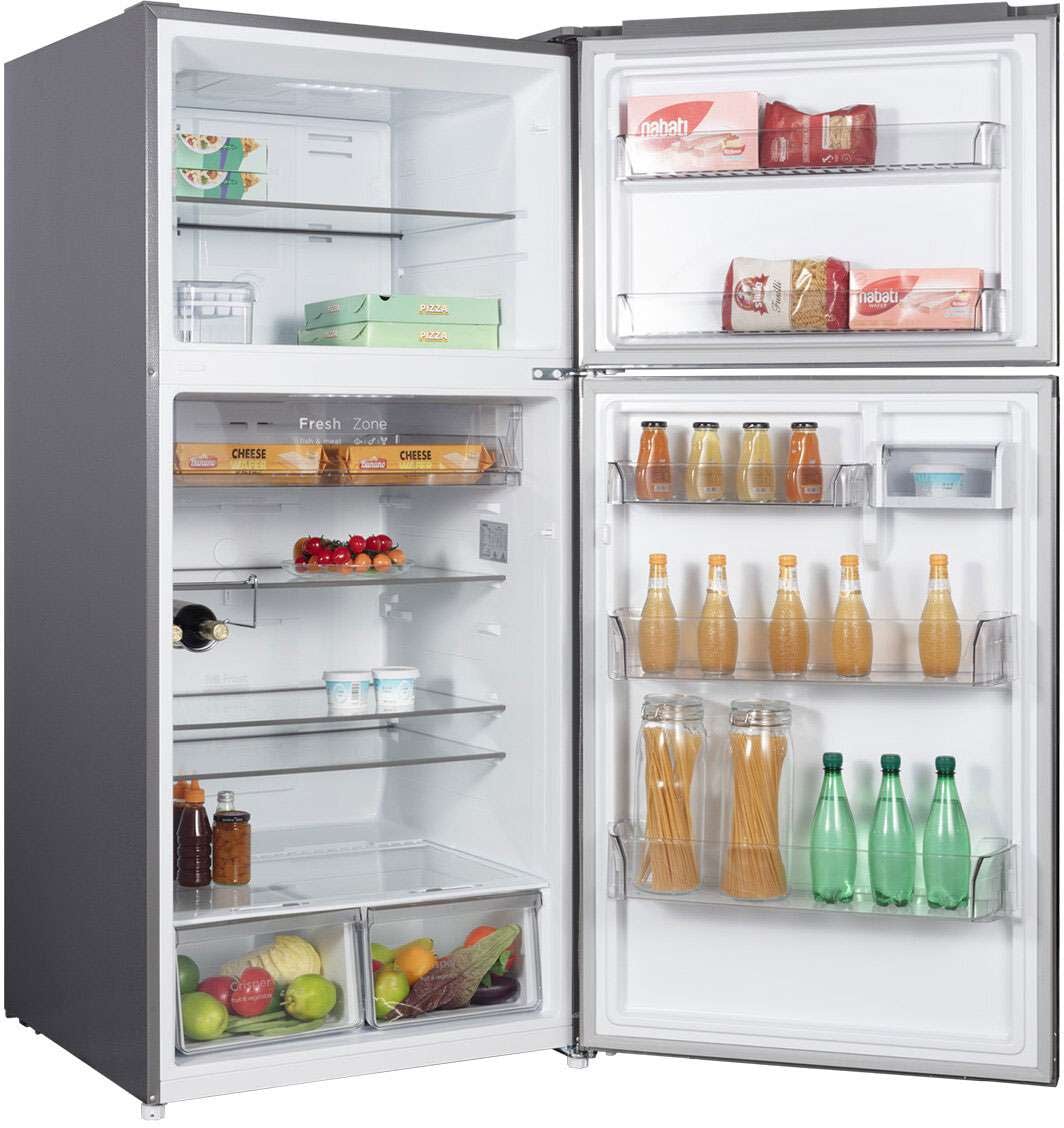 CHiQ 515L Top Mount Refrigerator Black Steel CTM512NSS5E | Greater Sydney Only