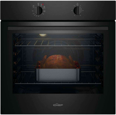 Chef 60cm Multifunction Electric Built-In Wall Oven CVE612DB