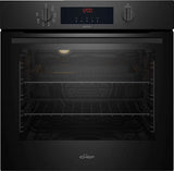 Chef 60cm Multifunction Electric Built-In Wall Oven Black CVEP614DB