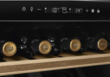 Smeg 88cm 40 Bottles Universale Built-in Wine Cooler Black CVI040BE