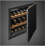 Smeg 45cm 21 Bottles Dolce Stil Novo Compact Wine Cooler Neptune Grey CVI621NR3