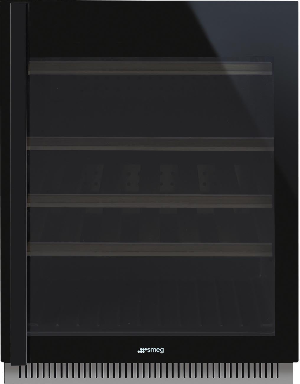 Smeg 82cm 38 Bottles Dolce Stil Novo Built-in Wine Cooler Black CVI638RN3