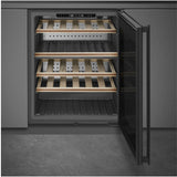 Smeg 82cm 38 Bottles Dolce Stil Novo Built-in Wine Cooler Black CVI638RN3