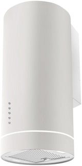 Casa 35cm Cylinder Wall Mount Rangehood White CYLCA35W