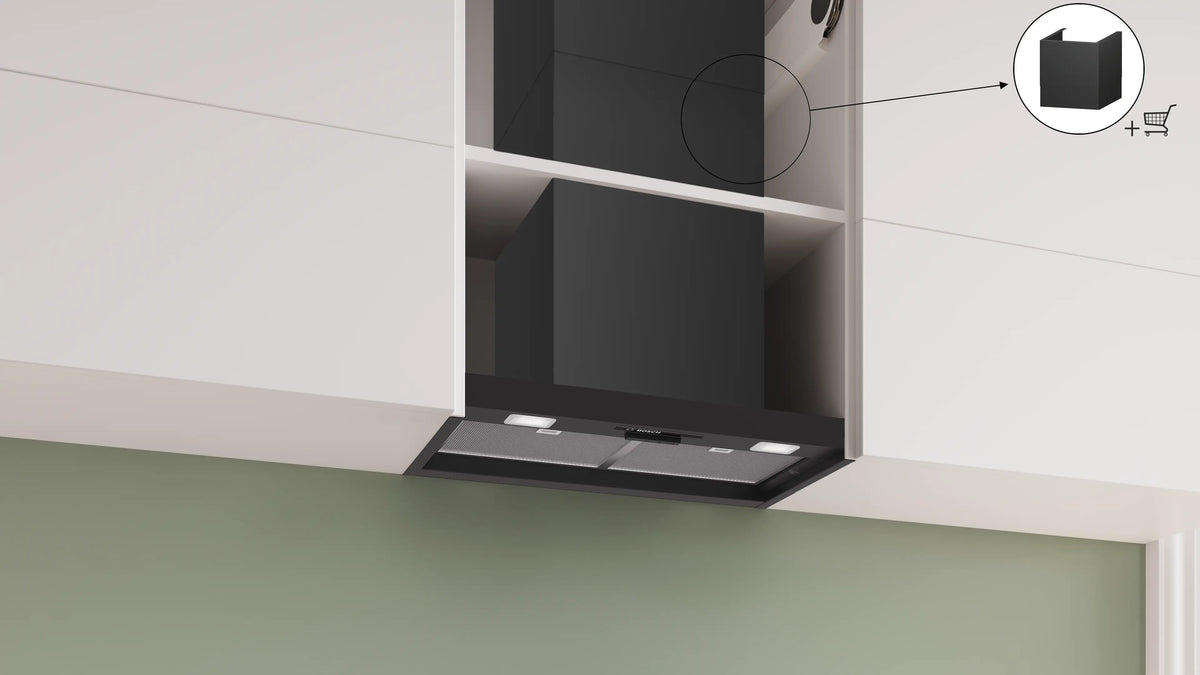 Bosch Series 2 60cm Integrated Rangehood Matt Black DBB63BC60A
