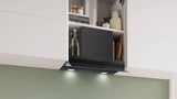 Bosch Series 6 60cm Integrated Rangehood Clear Glass Black Printed Matt Black DBB67DP60A
