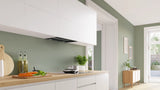 Bosch Series 6 60cm Integrated Rangehood Clear Glass Black Printed Matt Black DBB67DP60A
