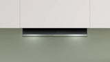 Bosch Series 6 60cm Integrated Rangehood Clear Glass Black Printed Matt Black DBB67DP60A