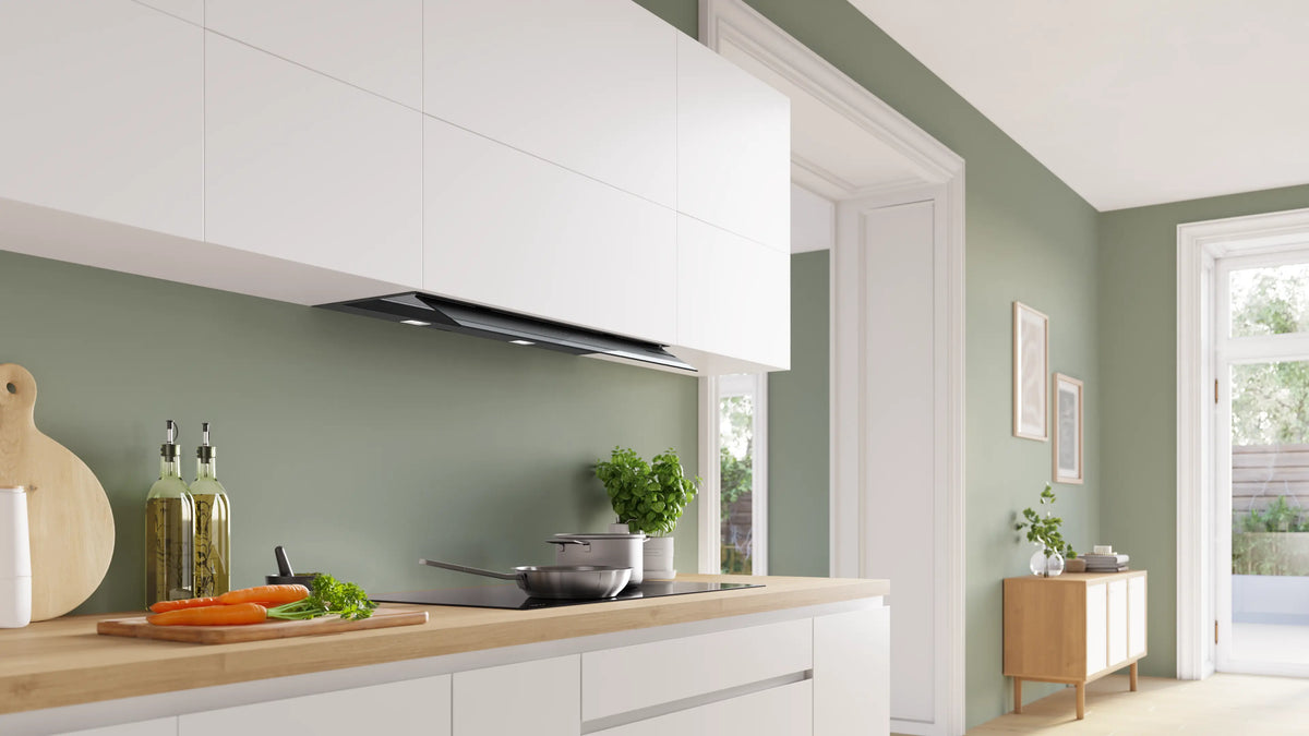 Bosch Series 8 90cm Integrated Rangehood Matt Black DBB98ET60A