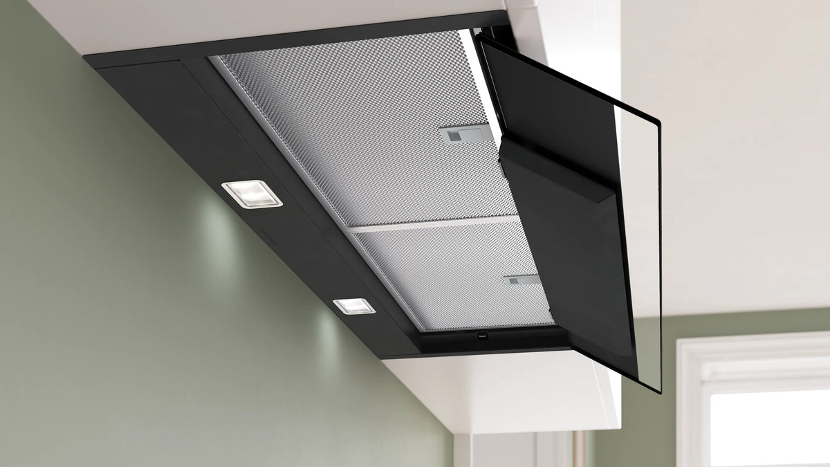 Bosch Series 8 90cm Integrated Rangehood Matt Black DBB98ET60A