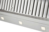 Schweigen 120cm Non-Silent 2200m3/hr S/S BBQ Canopy Rangehood DBH1200