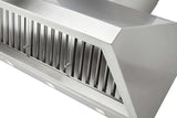 Schweigen 120cm Non-Silent 2200m3/hr S/S BBQ Canopy Rangehood DBH1200