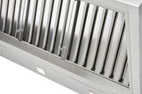Schweigen 120cm Silent 3000m3/hr TwinMotor S/S BBQ Canopy Rangehood DBH1200SP2