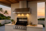 Schweigen 120cm Silent 3000m3/hr TwinMotor S/S BBQ Canopy Rangehood DBH1200SE