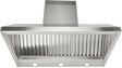 Schweigen 120cm Silent 3000m3/hr TwinMotor S/S BBQ Canopy Rangehood DBH1200SP2