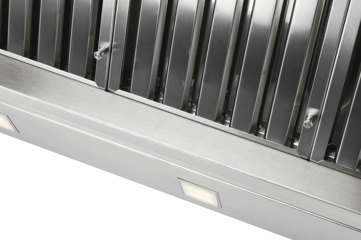 Schweigen 120cm Silent 3000m3/hr TwinMotor S/S BBQ Canopy Rangehood DBH1200SP2