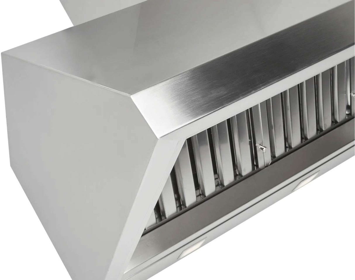 Schweigen 120cm Silent 3000m3/hr TwinMotor S/S BBQ Canopy Rangehood DBH1200SP2