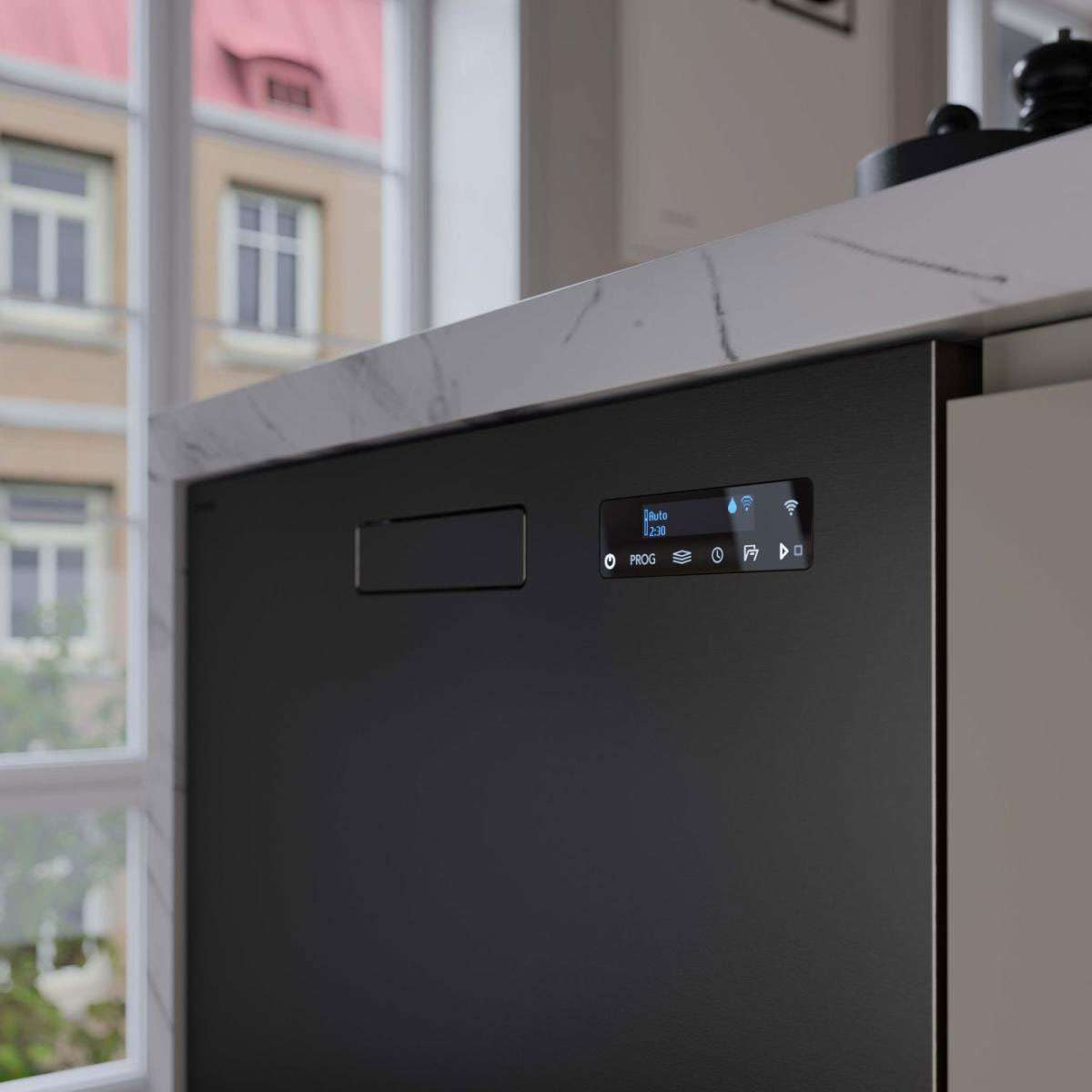 ASKO 82cm Classic Built-In Dishwasher Black Steel DBI364ID.BS.AU