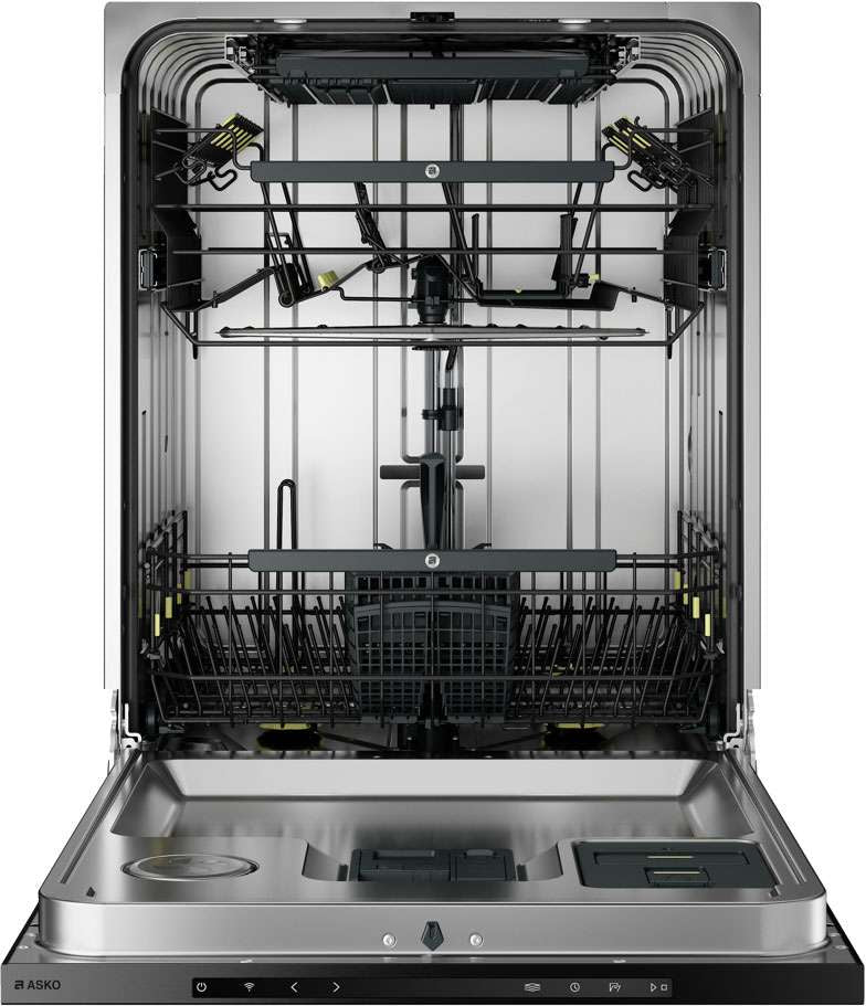 ASKO 86cm Built-In XXL Dishwasher Black Steel DBI766IQXXL.BS.AU
