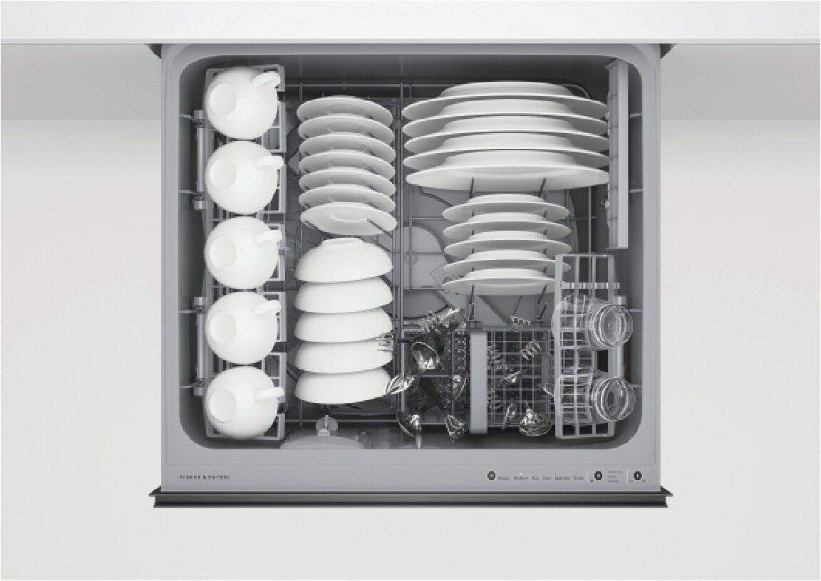 Fisher & Paykel 60cm Built-In Double DishDrawer Dishwasher DD60D4NB9
