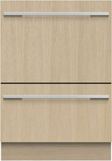 Fisher & Paykel 60cm Fully Integrated Double DishDrawer Dishwasher DD60DTX6I1