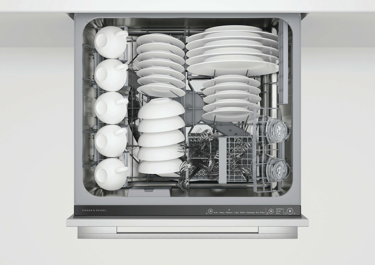 Fisher & Paykel 60cm Fully Integrated Double DishDrawer Dishwasher DD60DTX6I1
