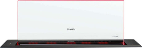 Bosch Series 8 80cm Accentline Downdraft Ventilation Clear Glass Black DDW88MM66