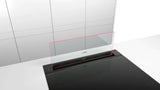 Bosch Series 8 80cm Accentline Downdraft Ventilation Clear Glass Black DDW88MM66