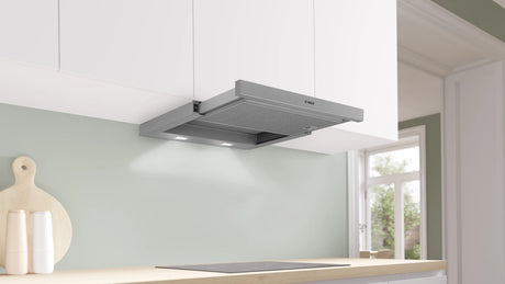 Bosch Series 2 60cm Slideout Rangehood Silver Metallic DFM064W55A