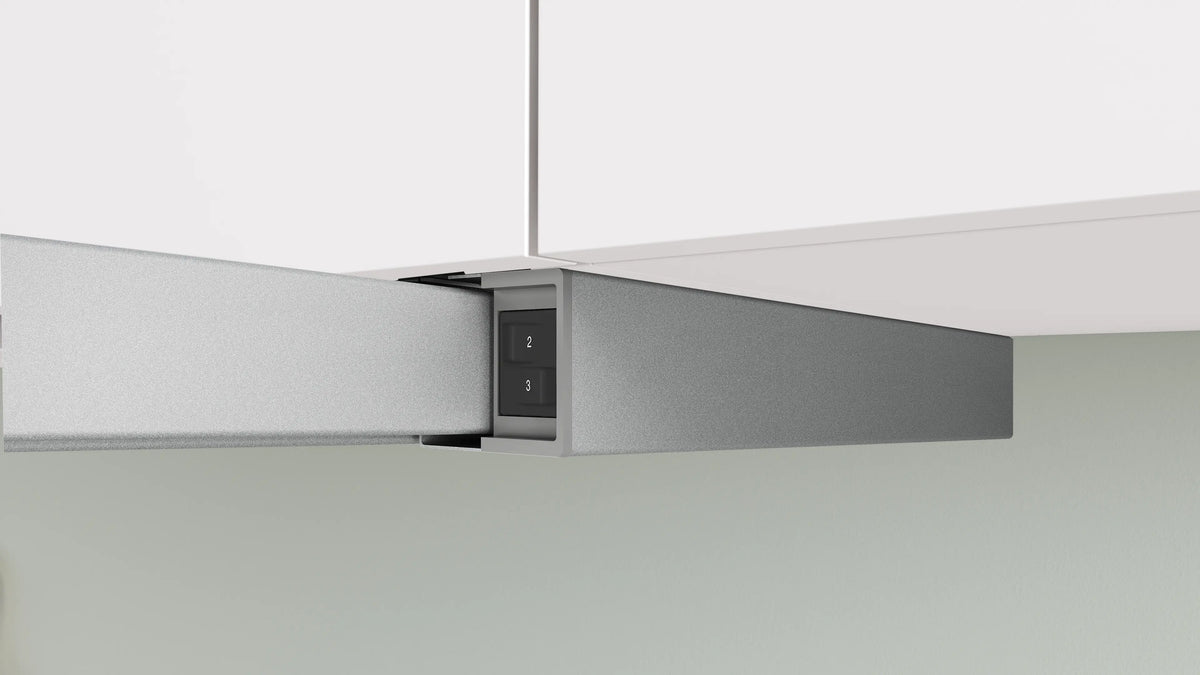 Bosch Series 2 60cm Slideout Rangehood Silver Metallic DFM064W55A