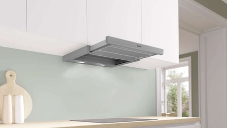 Bosch Series 4 60cm Slideout Rangehood Silver Metallic DFS067A51A